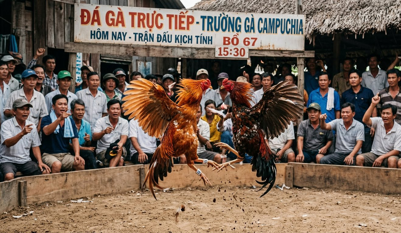 Đá gà trực tiếp – Trải nghiệm trường đấu đỉnh cao từ Campuchia và Philippines