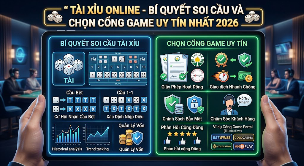 Tài Xỉu Online – Bí Quyết Soi Cầu Và Chọn Cổng Game Uy Tín Nhất 2026