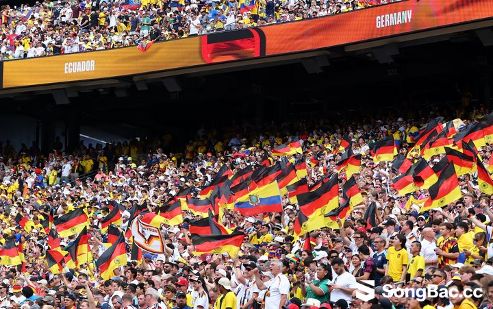 Tổng số khán giả đến sân theo dõi các trận đấu tại World Cup 2026 đã đạt con số 3.605.357 sau trận Đức vs Ecuador. (Ảnh: Reuters) Tổng số khán giả đến sân theo dõi các trận đấu tại World Cup 2026 đã đạt con số 3.605.357 sau trận Đức vs Ecuador. (Ảnh: Reuters)