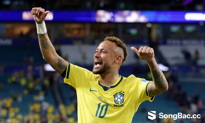 Neymar lần đầu ra sân ở World Cup 2026. (Ảnh: Reuters)