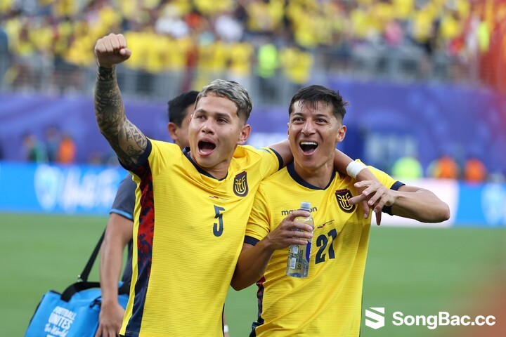 Ecuador gây bất ngờ khi đánh bại Đức 2-1. (Ảnh: AP)