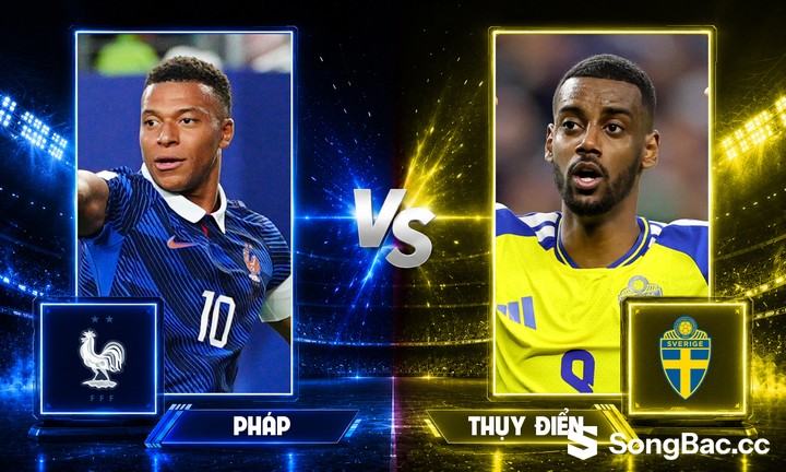Pháp đấu với Thụy Điển ở vòng 1/16 World Cup 2026.