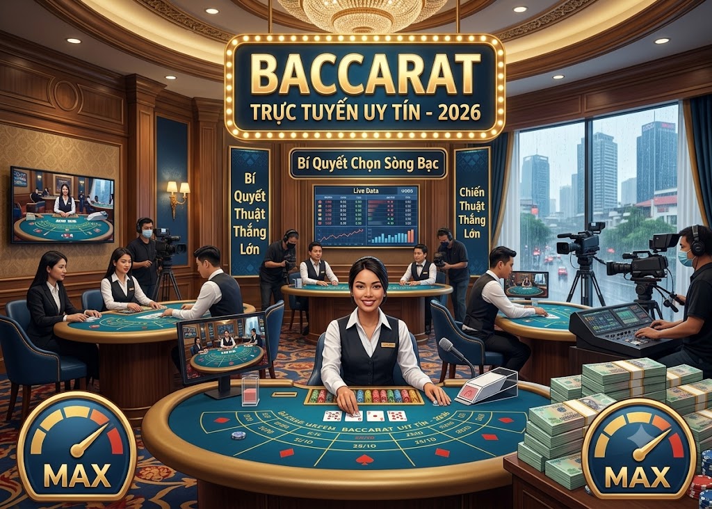 Baccarat Trực Tuyến Uy Tín – Bí Quyết Chọn Sòng Bạc Và Chiến Thuật Thắng Lớn