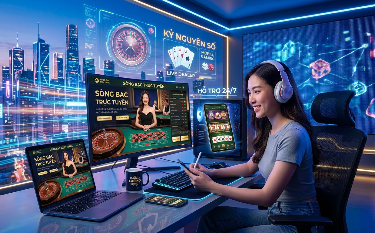 Xu Hướng Phát Triển Của Trò Chơi Sòng Bạc Trực Tuyến Trong Kỷ Nguyên Số
