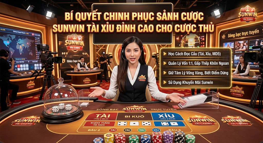 Bí Quyết Chinh Phục Sảnh Cược Sunwin Tài Xỉu Đỉnh Cao Cho Cược Thủ
