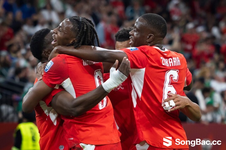 Đây là lần đầu tiên Thụy Sỹ thắng từ 3 trận trở lên trong một kỳ World Cup. (Ảnh: AP)