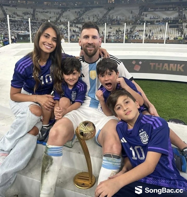 Tổ ấm viên mãn của Messi.