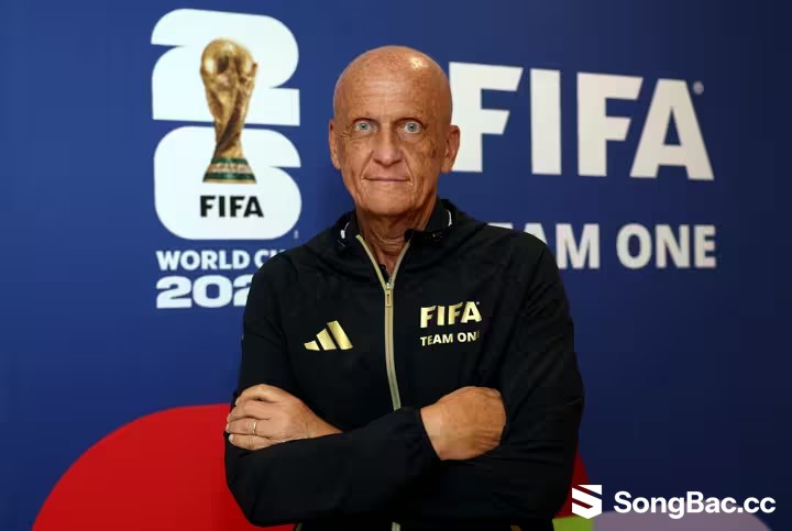 Ông Pierluigi Collina, Trưởng ban Trọng tài Liên đoàn bóng đá thế giới (FIFA). (Ảnh: FIFA)