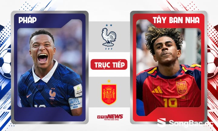 Trực tiếp bóng đá Pháp vs Tây Ban Nha 2h ngày 15/7, kết quả tỷ số mới nhất