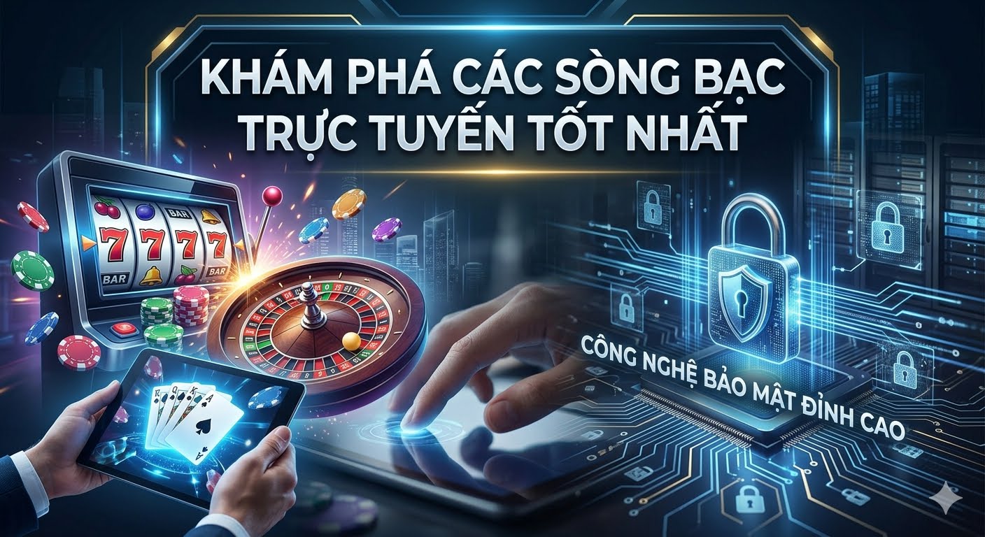 Khám Phá Các Sòng Bạc Trực Tuyến Tốt Nhất Sở Hữu Công Nghệ Bảo Mật Đỉnh Cao