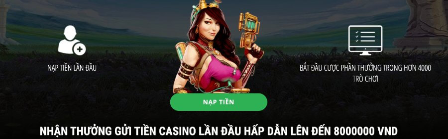 Thưởng chào mừng casino tại 22BET