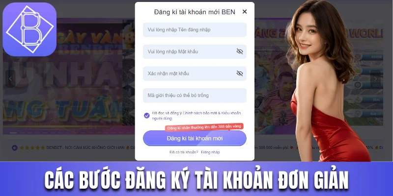 Hướng dẫn đăng ký tài khoản đơn giản trong 3 bước