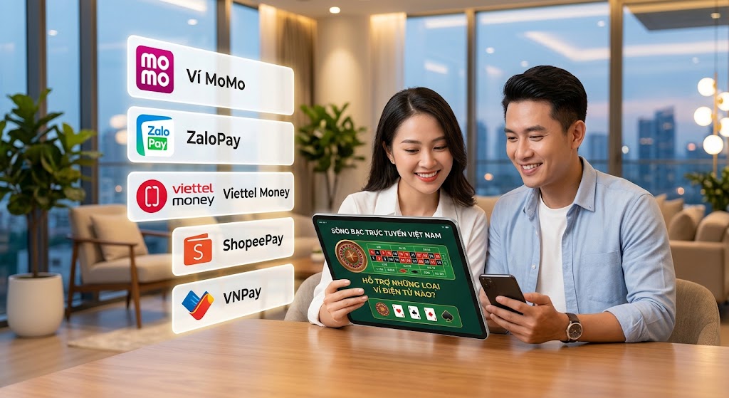 Sòng bạc trực tuyến việt nam hỗ trợ những loại ví điện tử nào?